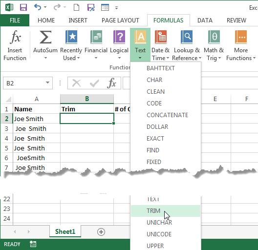 How To Remove Spaces In Excel Data Pryor Learning