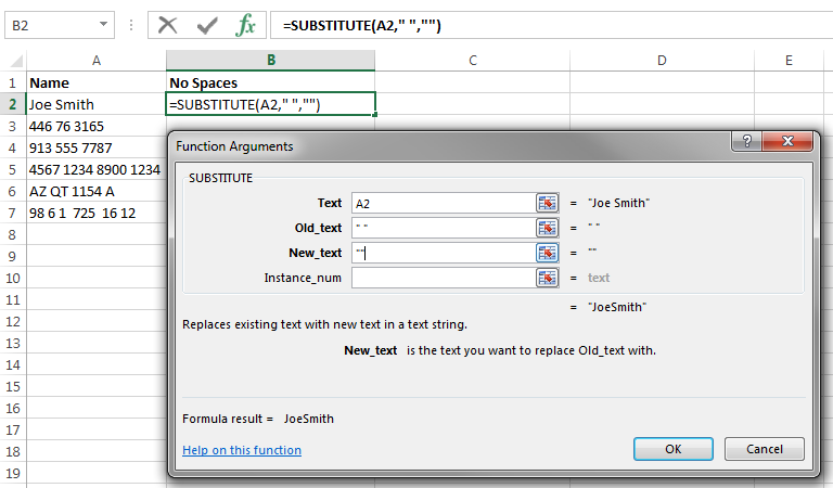 How To Remove Spaces In Excel Data Pryor Learning