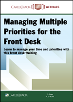 Training image for Managing Multiple Priorities for the Front Desk