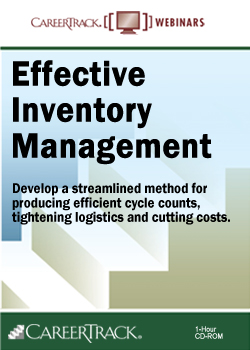 Inventory Management Training Course: Effective Inventory Management