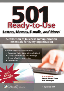 501 Ready-To-Use Letters, Memos, Emails, & More