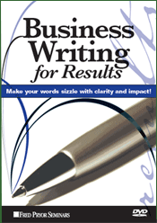 Business Writing for Results - A Course To Make Your Words Sizzle