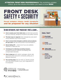 Front Desk Safety & Security
