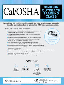 CAL/OSHA 30-Hour Compliance Course (5-day)