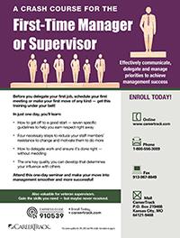 A Crash Course for the First-Time Manager or Supervisor