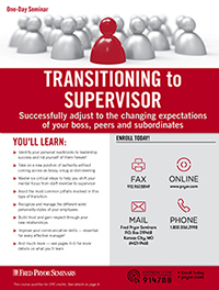 Transitioning to Supervisor