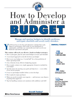 Training image for How to Plan and Monitor a Budget                                           