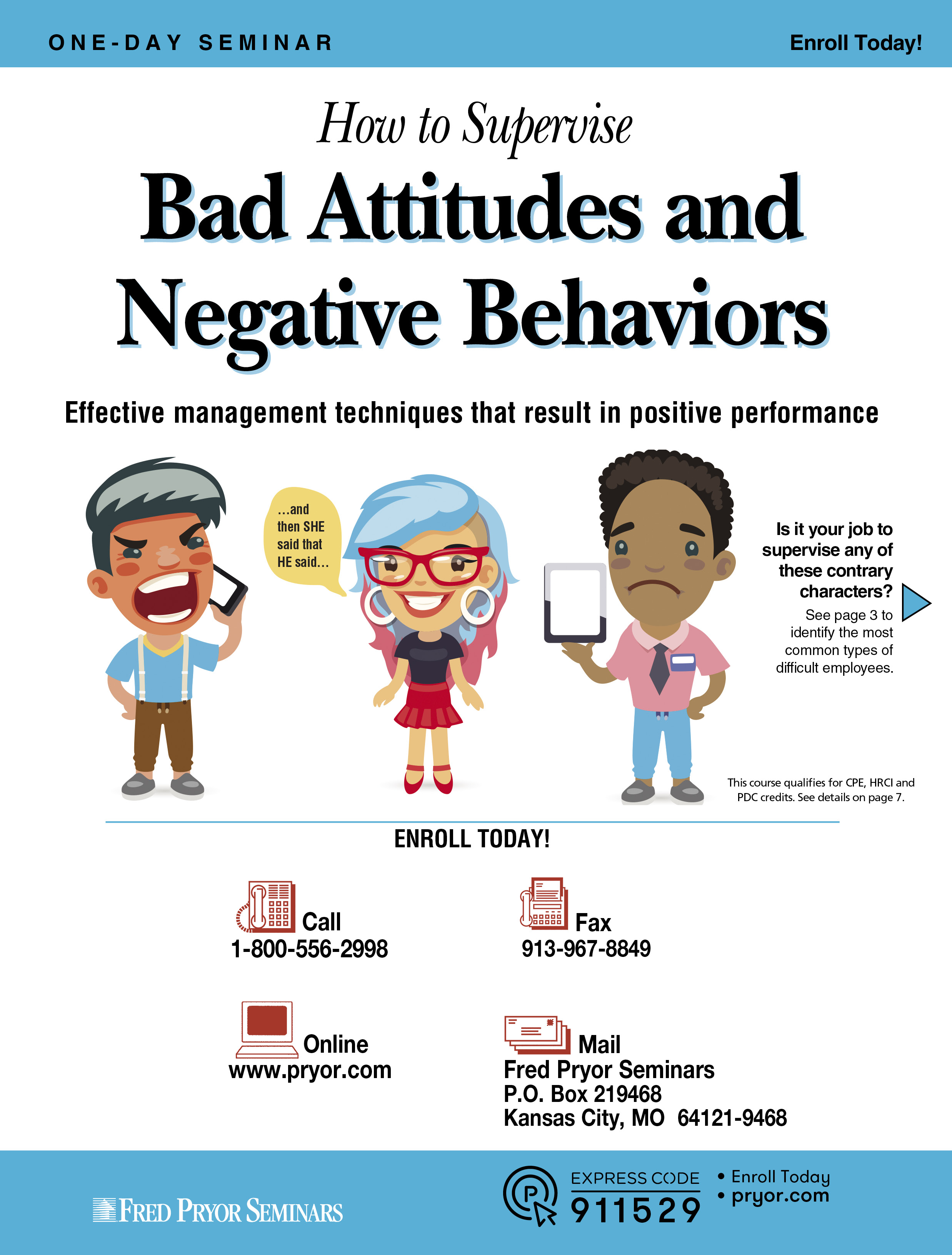 Training image for How to Supervise Bad Attitudes and Negative Behaviors                      