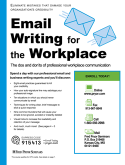 Training image for Email Writing for the Workplace                                            