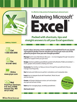 Mastering Microsoft® Excel® Training Course: '07 & '10 