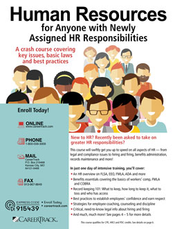 Human Resources for Anyone with Newly Assigned HR Responsibilities