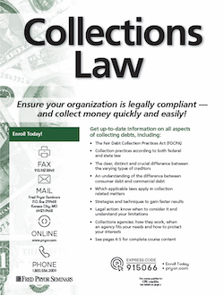 Debt Collections Law Training