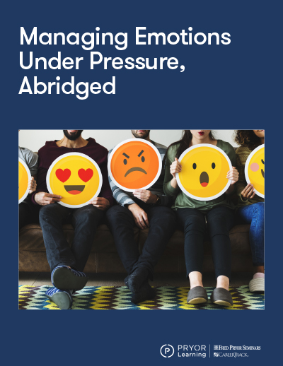 Training image for Managing Emotions Under Pressure                                           