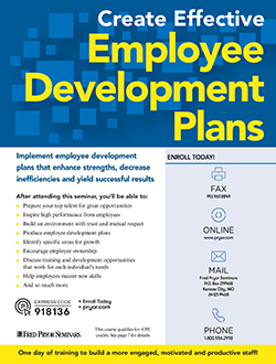 Training image for Create Effective Employee Development Plans                                
