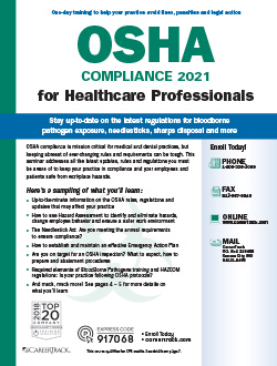 OSHA Compliance for Healthcare Professionals Training