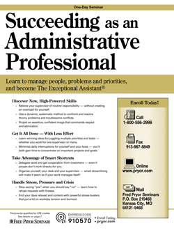 Training image for Succeeding as an Administrative Professional                               