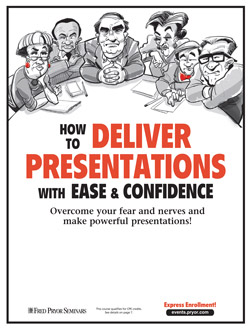 Training image for How to Deliver Presentations with Ease and Confidence                      