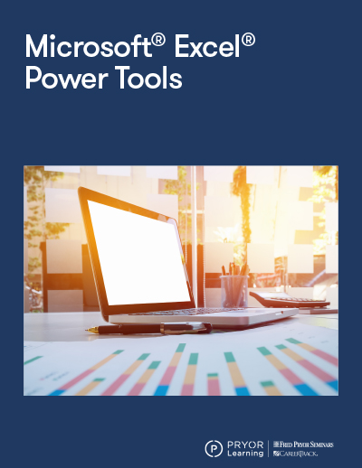 Training image for Microsoft® Excel® Power Tools                                              