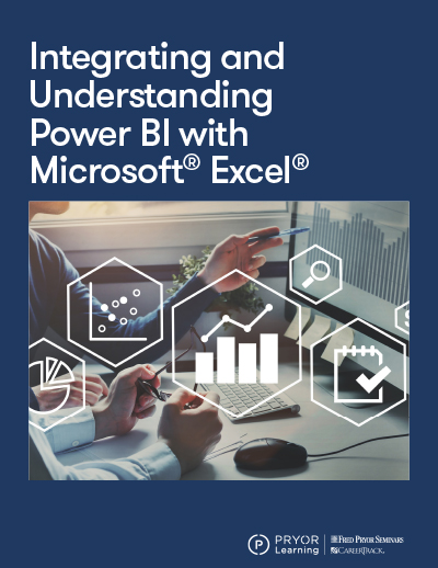 Training image for Integrating and Understanding Power BI® with Microsoft® Excel®             