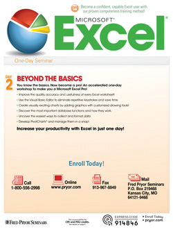 Training image for Microsoft® Excel®: Beyond the Basics                                       